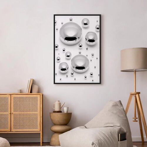  Slika - Enchanted in the Frost (1 Part) Vertical 80x120 U crnom drvenom okviru Slike