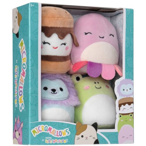 Squishmallows Pli&amp;scaron;aste igrače v kompletu 4 ks 4Pack &amp;ndash; Slike