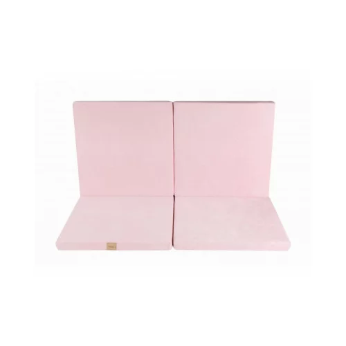 MeowBaby Penasta igralna podloga kvadrat: rožnata