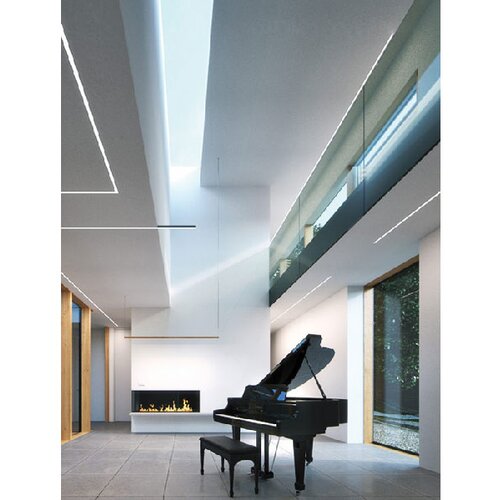 KLUS LED profil OPAC-30 ALU - vgradni, mat Slike