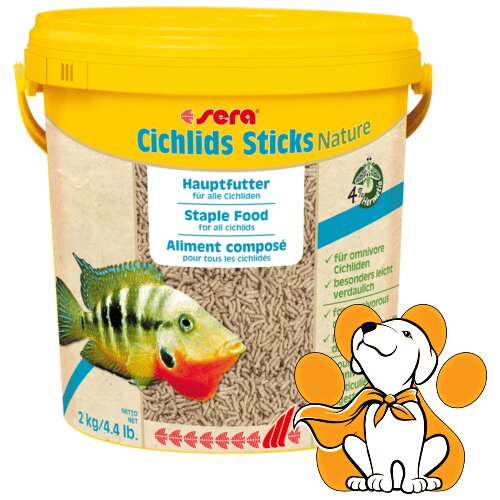 Sera cichlids sticks nature, štapići za ciklide, 2kg Cene