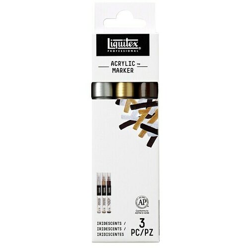 LIQUITEX Professional Set markera Paint Marker Irisierend (3 Kom., 2 mm, Pravokutni vrh) Cene