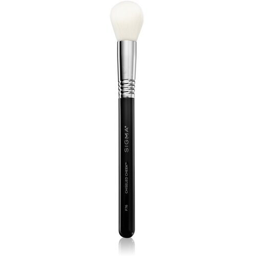 Sigma Beauty F76 Chiseled Cheek™ srednji čopič za tekoče, kremaste in pudraste izdelke 1 kos Cene