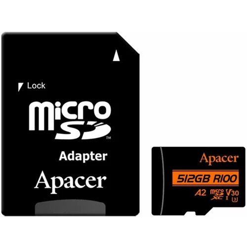 Apacer spominska kartica microSD XC UHS-I U3 R100 V30 A2, 51