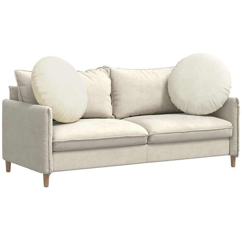  Jastučići za sjedenje 2 pcs Krema &amp;Oslash; 80 x 29 cm Bar&amp;scaron;un Slike