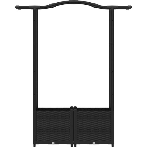  Povi&amp;scaron;eni krevet s mrežom i krovom Crna 125 x 40 x 138 cm PP Slike