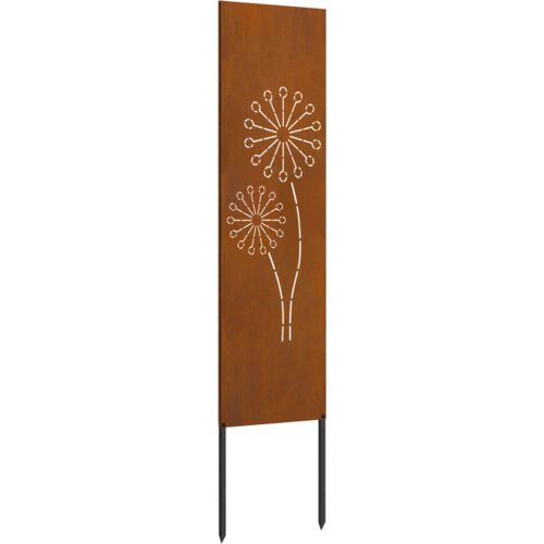 VidaXL Dekorativna ploča za vrt Rđa 32 x 140 cm Slike