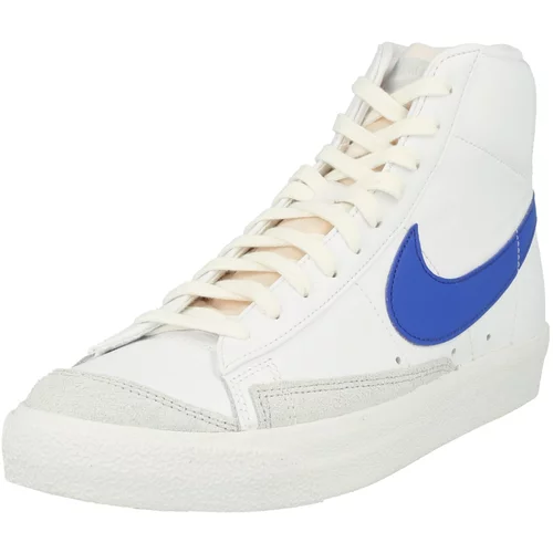 Nike Sportswear Visoke tenisice nebesko plava / svijetlosiva / pastelno narančasta / bijela