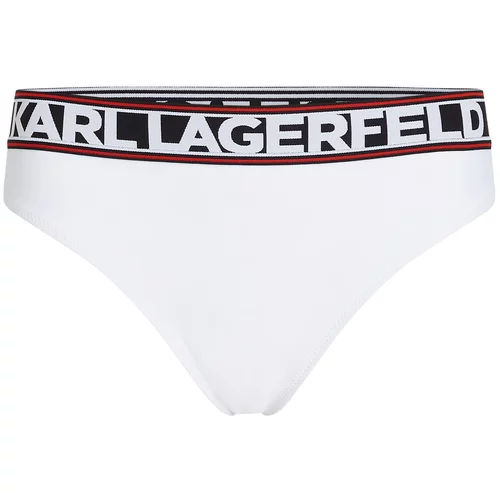 Karl Lagerfeld Bikini hlačke rdeča / črna / bela