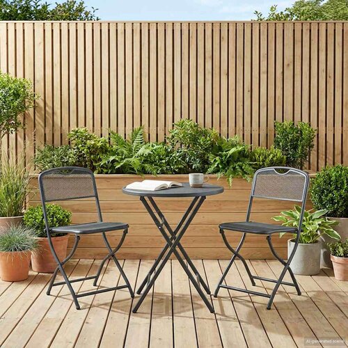  Vrtni stoli 2 pcs Antracit 52,5 x 46 x 82 cm elezo, (5000285823) Cene