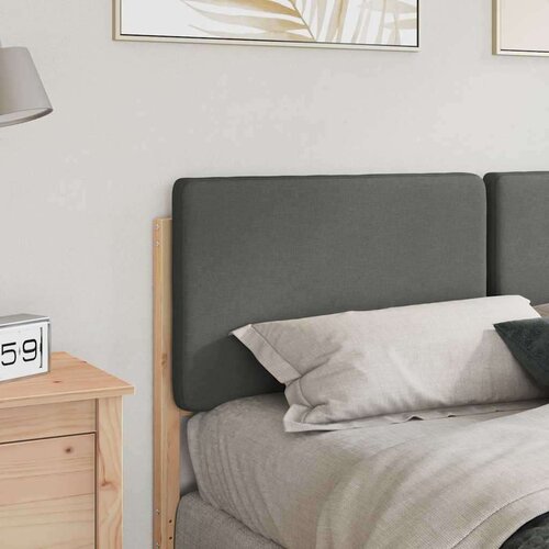  Tapecirani uzglavlje s uzglavljem Smeđa i svijetlosiva 160 cm Slike