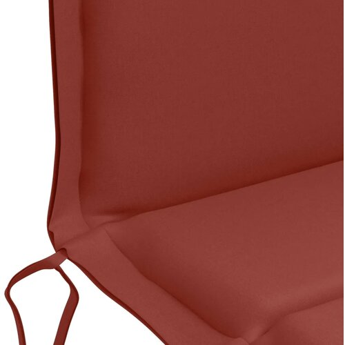  Jastučić za nisku stolicu GEMERT 4 kom. 100% poliester Crvena - Crvena (melange) 110 x 50 x 3 cm 4 Slike