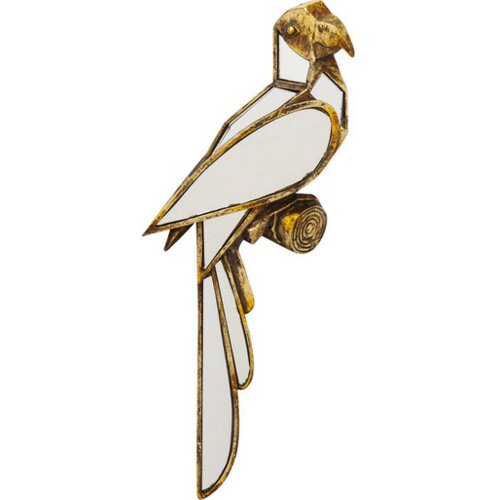 KARE Zidni ukras Parrot Mirror, Zlatna boja Slike