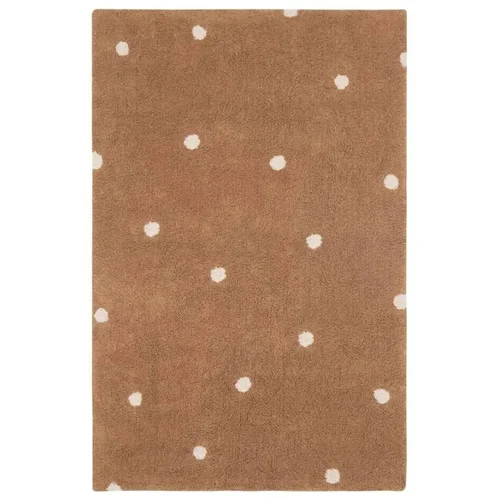 Lorena canals® pralna preproga 100x150 mini dot chestnut