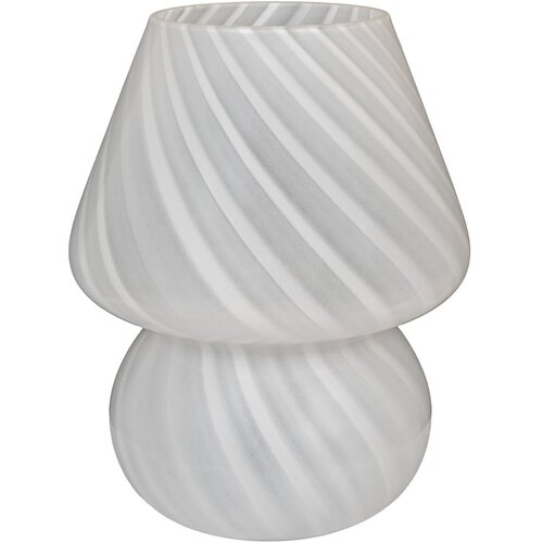 House Nordic Bijela LED stolna lampa sa staklenim sjenilom (visina 19,5 cm) Alton &amp;ndash; Slike