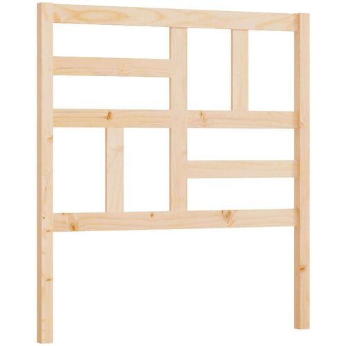  Uzglavlje za krevet 81 x 4 x 104 cm od masivne borovine Slike