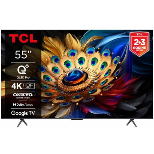 Tcl Televizor 55C655QLED55"4K HDR PROGoogle TVcrna Cene