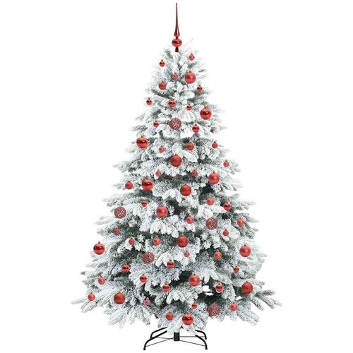 VidaXL Umjetno božićno drvce s stalakom Zelena 180 cm PE i PVC Slike