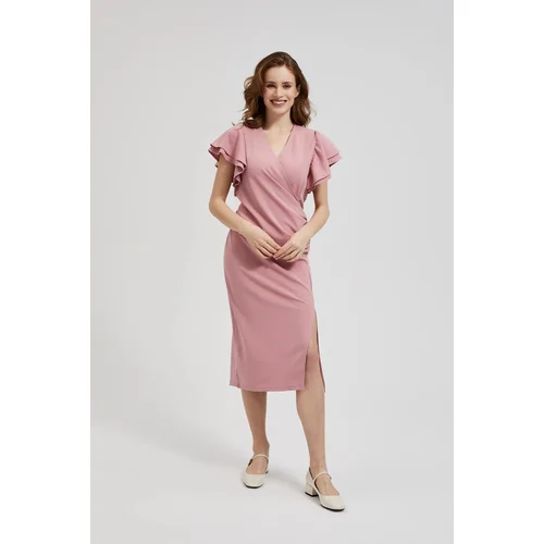 Moodo Women's midi dress - dusty pink