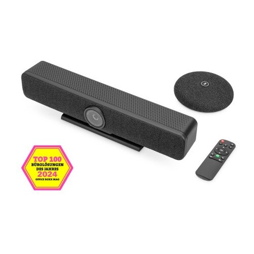 Digitus DS-55580 4K rje&scaron;enje za video konferencije 3840 x 2160 Pixel zvučnik, mikrofon, brzo automatsko praćenje putem AI, postolje, stereo mikrofon, mikrofon za praćenje glasa (domet do 5 m) Cijene