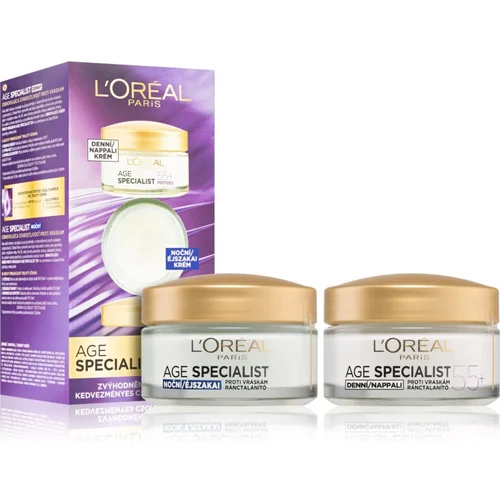 L´Oréal Paris Age Specialist 55+ set za njegu lica (za zrelu kožu lica)