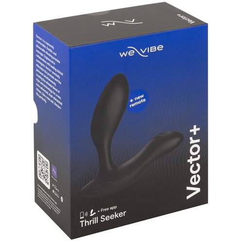 We Vibe Vector+ - pametni analni vibrator na baterije, vodootporan (crni) Cijene