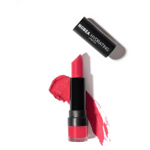 NOBEA Day-to-Day Hydrating Lipstick hidratantni ruž za usne nijansa Cherry Punch #L12 4,5 g Slike