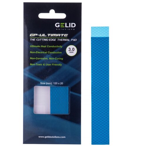 Gelid Thermopads Ultimate 120x20x3.0mm TP-GP04-R-E Slike