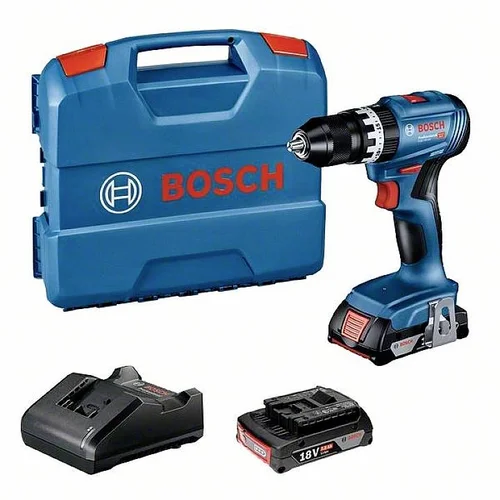 Bosch GSB 18V-45 06019K3302 akumulatorska bušilica 18 V 2.0 Ah Li-Ion uklj. 2 akumulatora, uklj. punjač, uklj. kofer