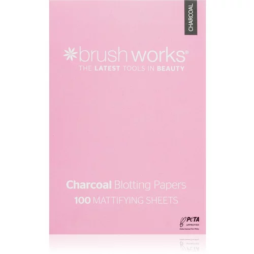 Brushworks Charcoal Blotting Papers matirajući papirići 100 kom