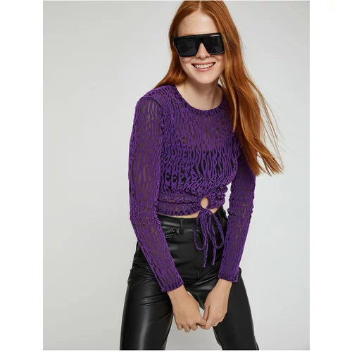 Koton Blouse - Purple - Relaxed fit