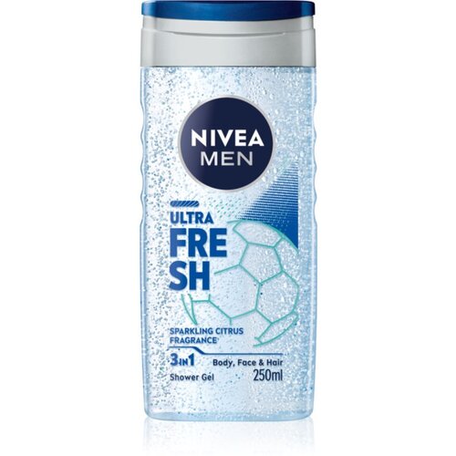 Nivea MEN Ultra Fresh osvježavajući gel za tuširanje 3 u 1 250 ml Cijene