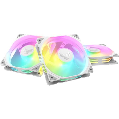 Asus TUF Gaming TR120 ARGB Reverse ventilatorji, 3x 120mm PWM, beli - 90DA00D3-B09020 Slike