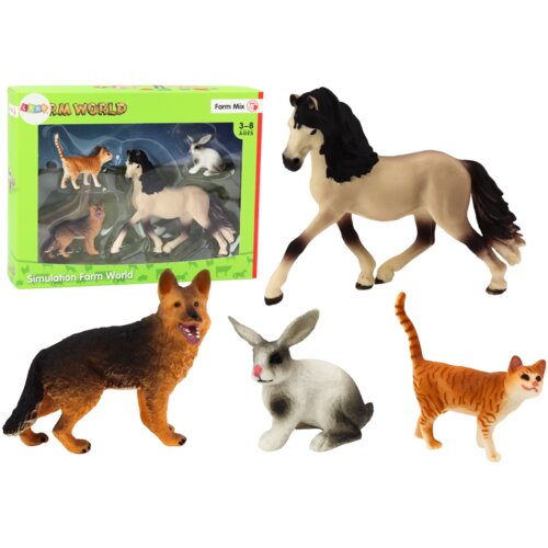  Set figurica 4u1 - konj, pas, zec, mačka Slike