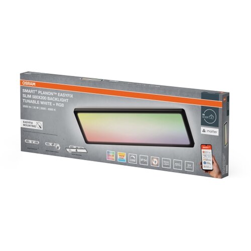 Osram LED RGBW prigu&amp;scaron;iva kupatilska plafonska svetiljka SMART+ PLANON LED/30W/230V Wi-Fi IP54 crna Slike
