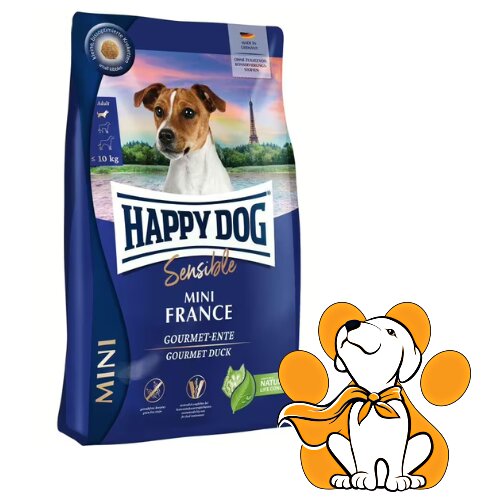 Happy Dog sensible Mini France Duck 800g, Hrana Bez Žitarica Sa Pačetinom Cene