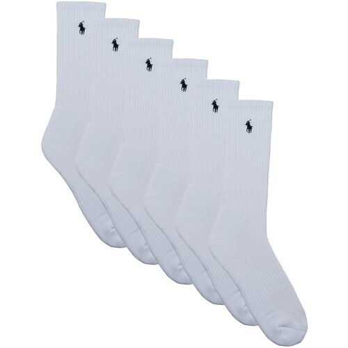 Polo Ralph Lauren PRFRMNC CTNC-CREW SOCK-6 PACK Bijela Slike
