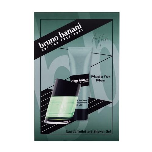 Bruno Banani Made For Men Set toaletna voda 30 ml + gel za tu&amp;scaron;iranje 50 ml za mo&amp;scaron;ke Slike