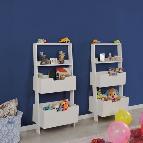 Woody Fashion Polica za knjige Only Double White Cene