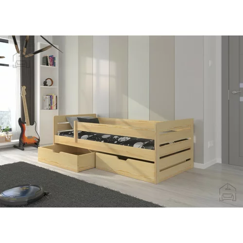 ADRK Furniture Otroška postelja Bemma - 80x180 cm - bor