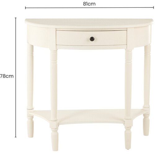 Premier Housewares Bijeli pomoćni stol od masivnog bora 33x81 cm Heritage &amp;ndash; Slike
