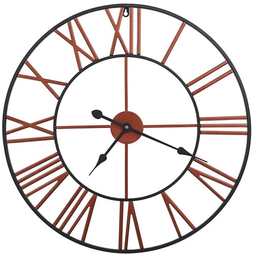  Zidni sat metalni 58 cm crveni Slike