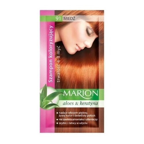 MARION Color &amp;Scaron;ampon 91, 40ml, Aloe i Keratin, Copper Slike