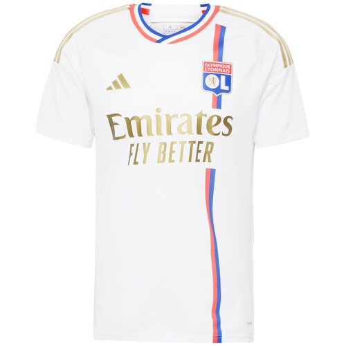 Adidas Dres 'Olympique Lyonnais 23/24 Home' plava / zlatna / crvena / bijela Cijene