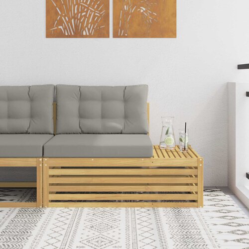 Vanjski krajnji kauč s jastukom Bijela 115 x 83 x 73 cm Cijene