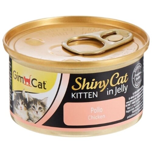 Gimcat Vlažna hrana za mačke Shinycat, Piletina, 70g Slike