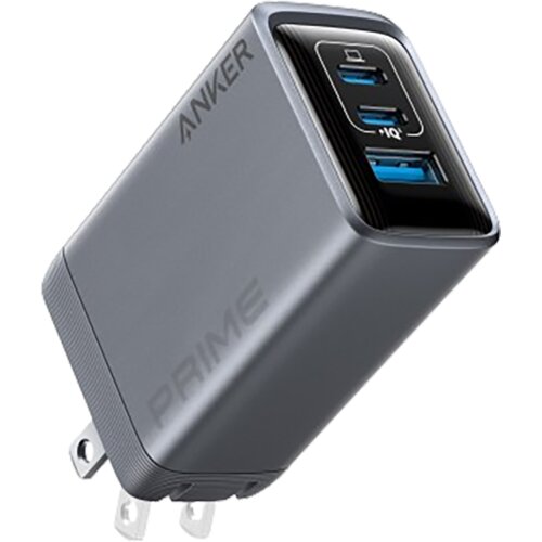 Anker Prime punjač (100W, 3 porta, GaNPrim) srebrni Slike