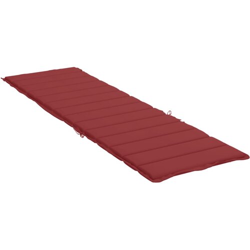  Jastuk za ležaljku boja vina 200 x 50 x 3 cm od tkanine Oxford Slike
