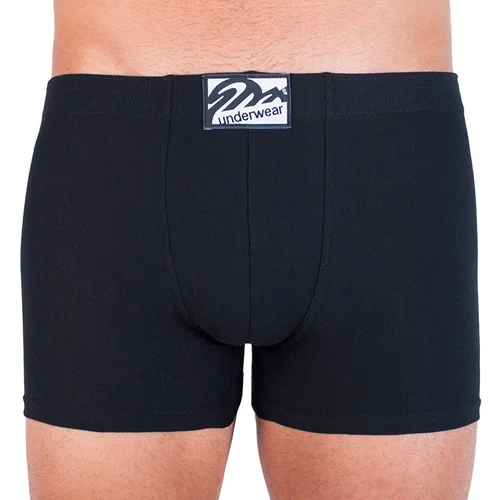 STYX Men's boxers long classic rubber black