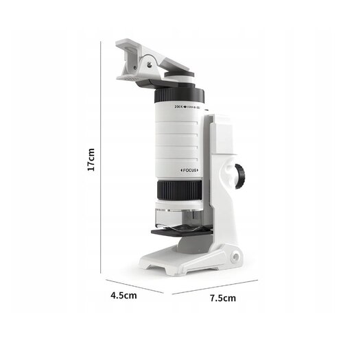  Namizni LED UV mikroskop 60-200x za mobilne telefone Slike
